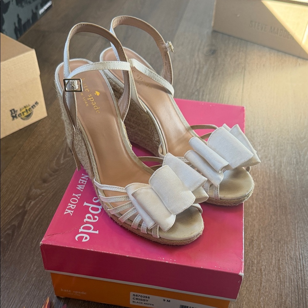 Kate Spade espadrille wedge